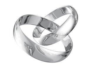 Silver Wedding Rings - 6112643