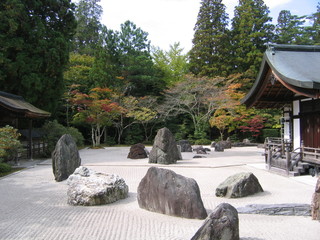 Japanese zen garden