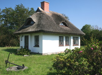 Reetdach- Haus