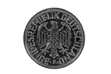 1 Deutsche Mark Rückseite