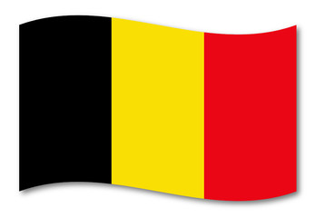 belgien fahne schatten