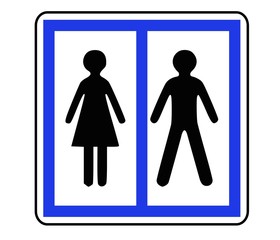 Panneau de Signalisation (Toilettes - CE12)