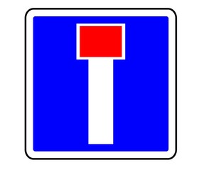 Panneau de Signalisation (Impasse - CE13a)