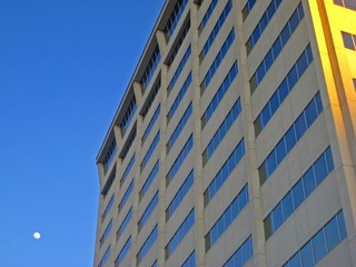 Office building at night