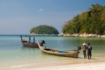 Fototapeta na wymiar Longtailboot Thailand
