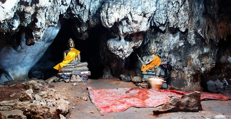 grotte de kanchanaburi, thailande