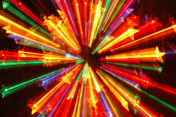 Abstract Christmas lights