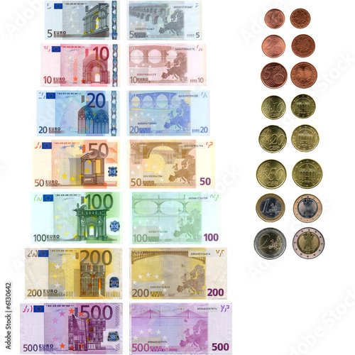 "Euro banknotes and coins" Stock photo and royalty-free ...