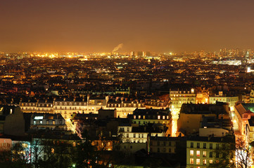Naklejka premium Paris by night
