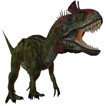 Illustration eines Dinosauriers - Cryolophosaurus