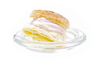 mille feuille mit erdbeer creme