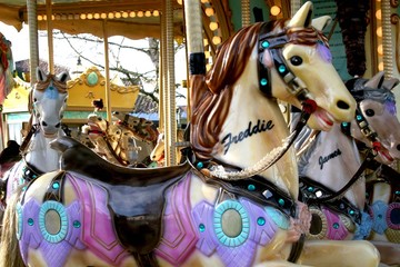 Fototapeta na wymiar merry-go-round