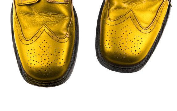 golden shoes