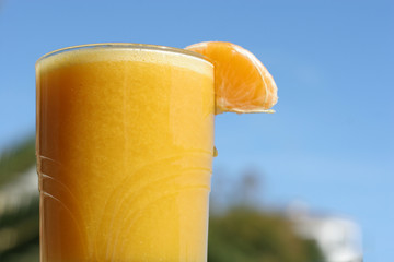 A freshly squeezed juice for the summer