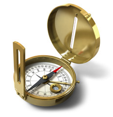 Compass with clipping path