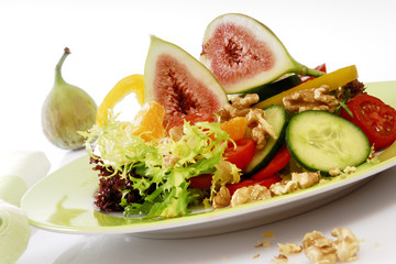 Salat mit Feigen