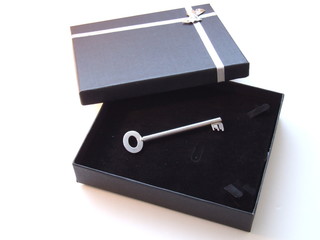 key in gift box