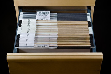 File Cabinet and 43 Folders