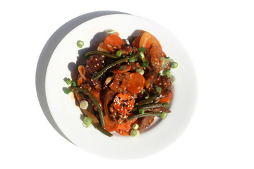 Chinese Food - Spicy Beef and Vegetables