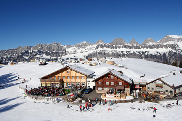Alpine winter resort