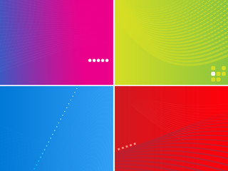 Dynamic high tech retro wave for background use