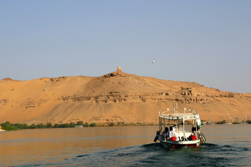 Egypte - Assouan - Rives du Nil