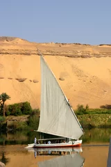 Fototapeten Egypte - Assouan - Felouque © Ben