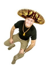 Latin Man with a Sombrero