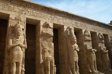 Fototapeta premium Medinet Habu ancient Egypt temple