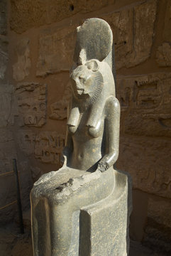 Goddess Sekhmet statue