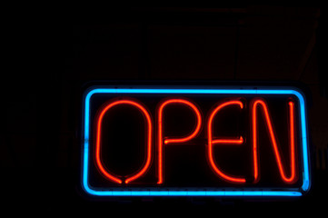 Neon Open Sign