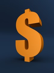 3d dollarzeichen
