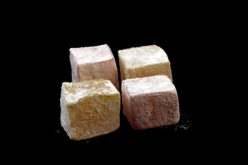cubes eastern sweet rahat lukum as steps to success on black