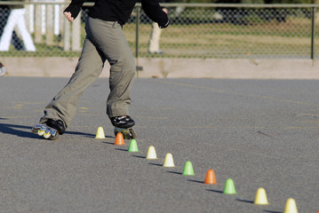 slalom rollers