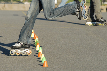 slalom rollers
