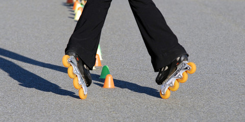 slalom rollers