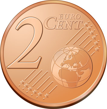 Pi&egrave;ce de 2 cents d'euro