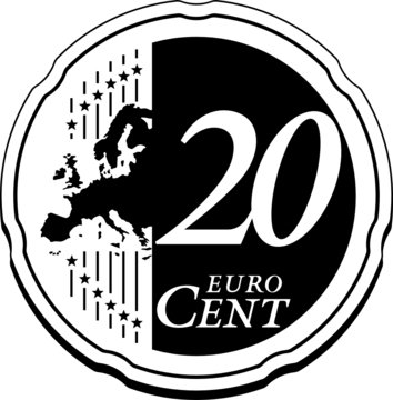 Pièce de 20 cents d'euro