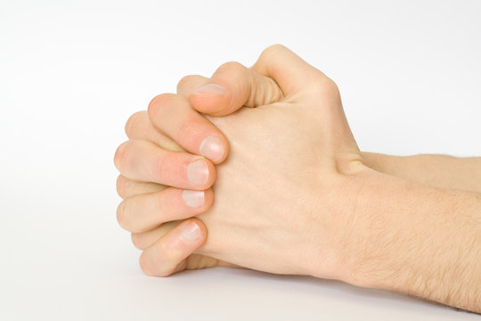 hands in prayer