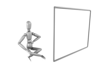 blank presentation frame