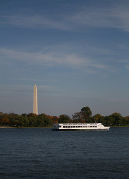 Boat On Potomac River Washington