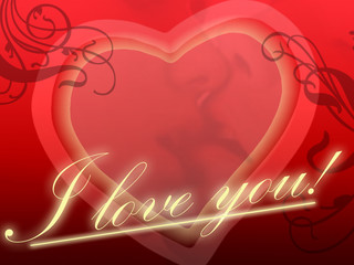 Ich liebe dich - Paar küsst sich Valentinstag
