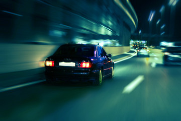 Taxi blue