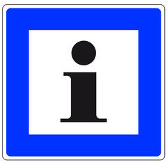 Info-Verkehrsschild