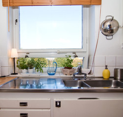 sink in kitchen