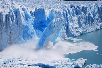 effondrement des glaciers