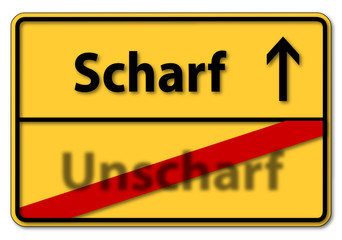 Obraz premium scharf unscharf