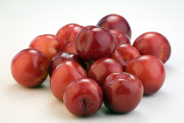 Red plums