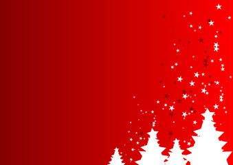 Abstract red and white christmas background