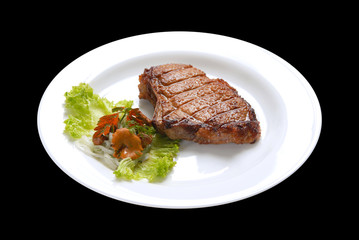 meat prepared on fire